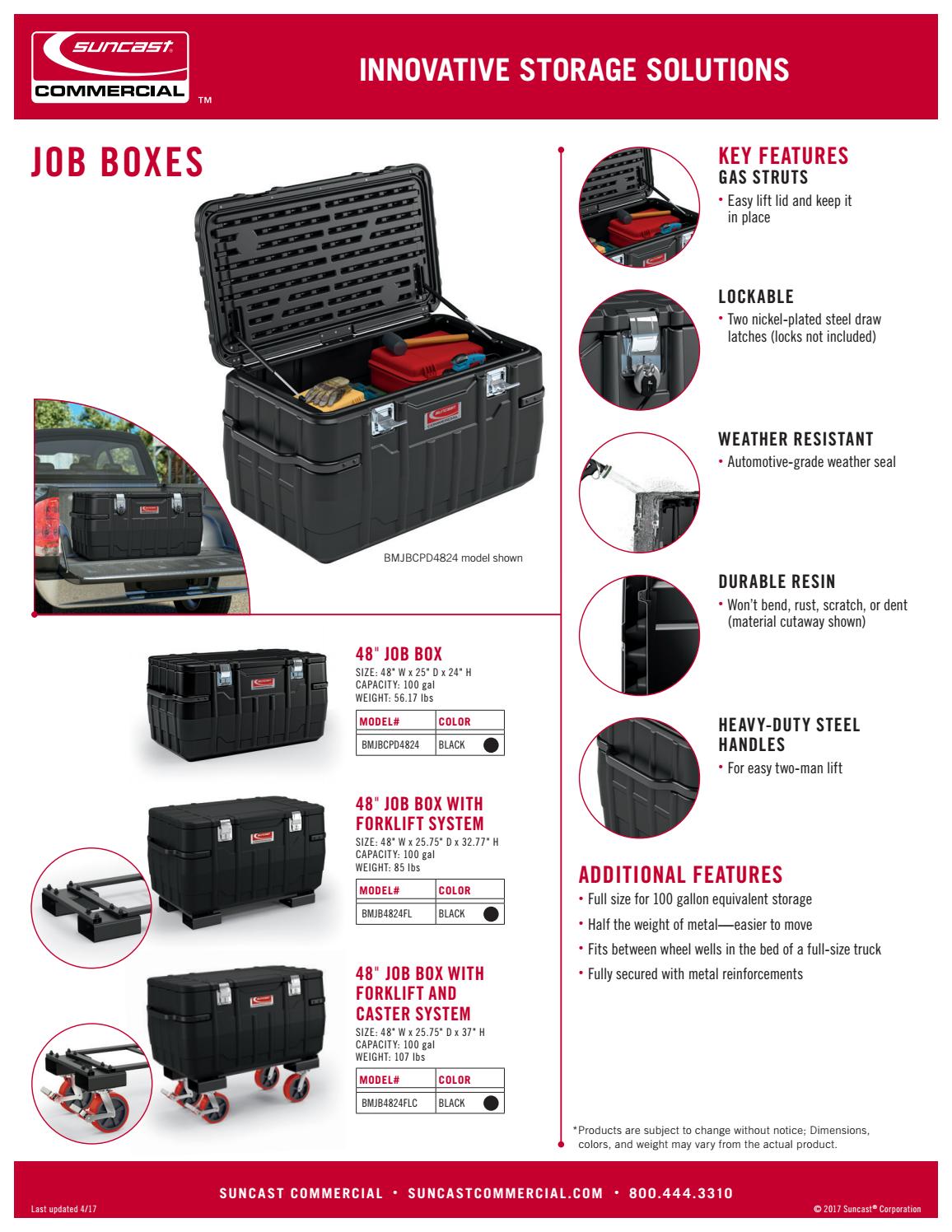 Suncast Commercial Job Boxes by Ram Tool Construction Supply Co. Issuu