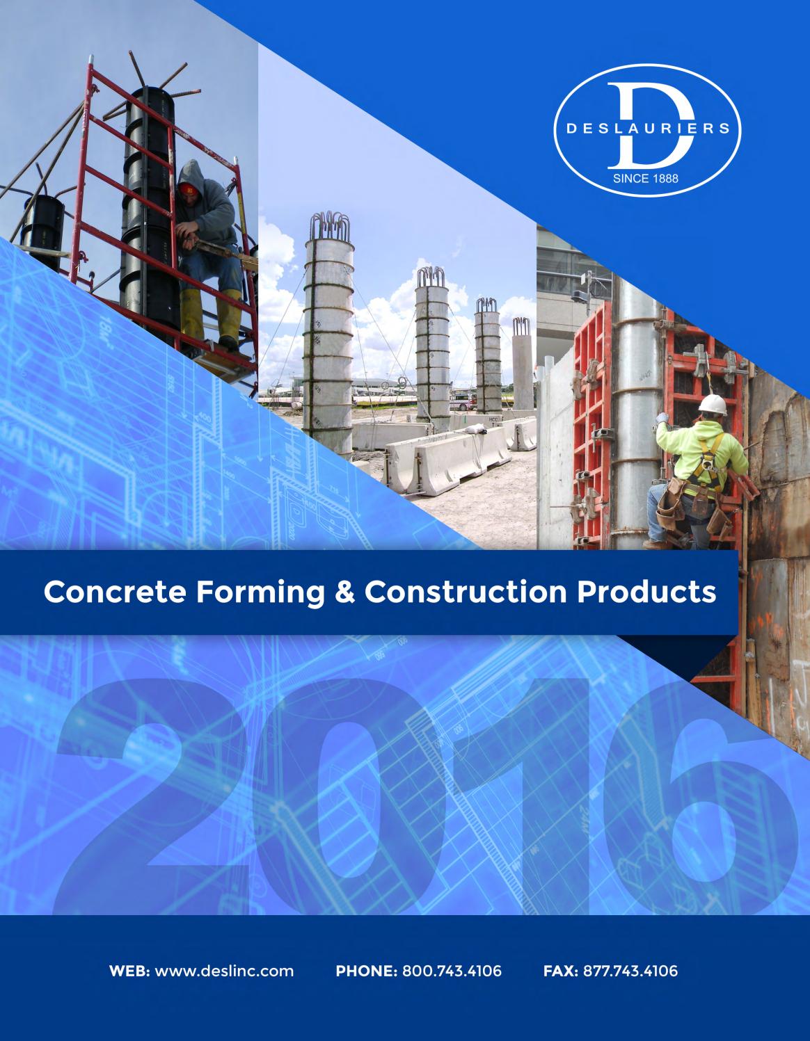 Deslauriers Forming Catalog by Ram Tool Construction Supply Co. Issuu
