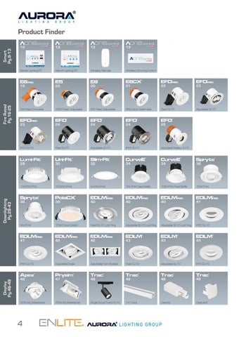 Aurora Lighting 灯饰目录 · 版 One 第 6 页