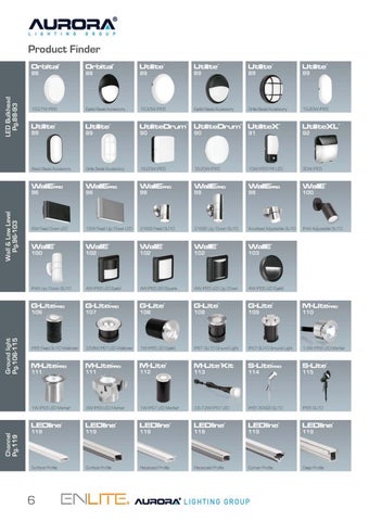 Aurora Lighting 灯饰目录 · 版 One 第 8 页