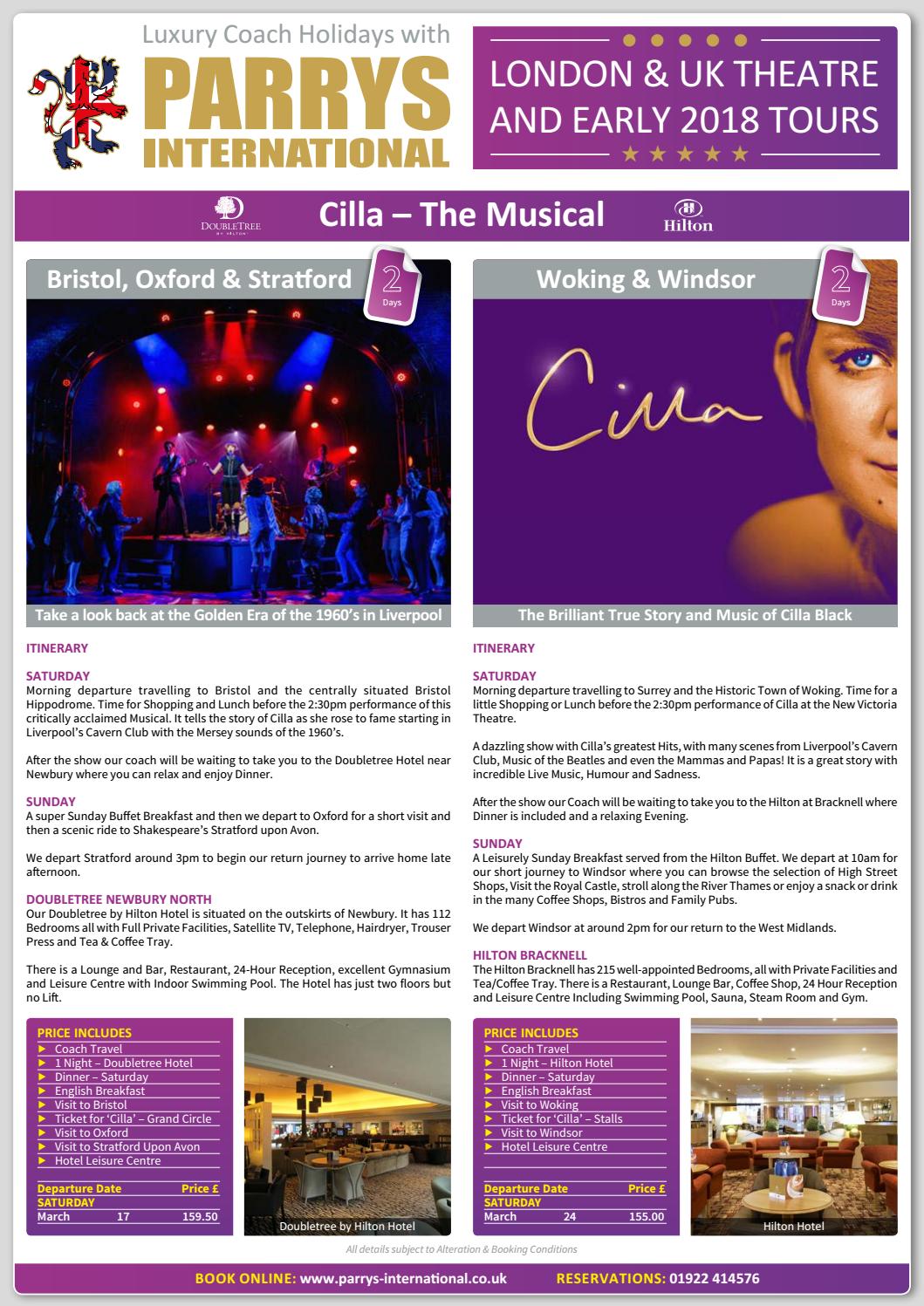 Parrys International Luxury Coach Holidays by Hollyhill Design Issuu