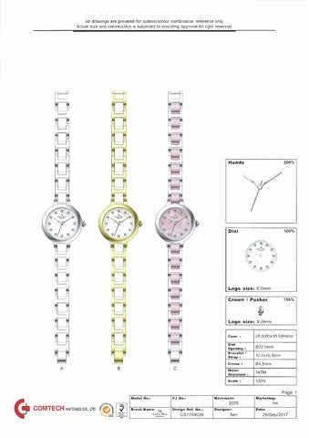 Obaku Limited 2017 New designs in progress ladies 灯饰目录 第 11 页