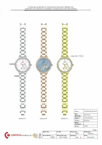 Obaku Limited 2017 New designs in progress ladies 灯饰目录 第 4 页