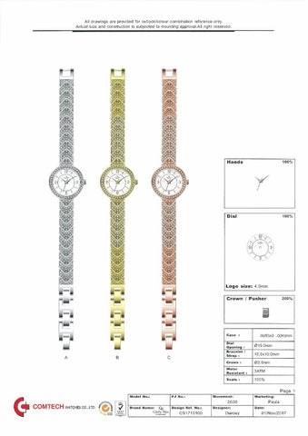Obaku Limited 2017 New designs in progress ladies 灯饰目录 第 9 页