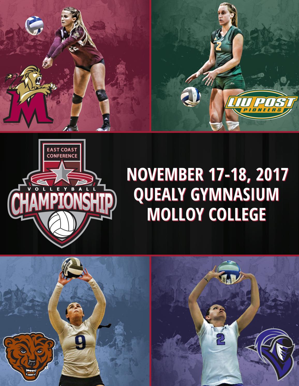 2017 ECC Volleyball Championship Program by East Coast Conference Issuu