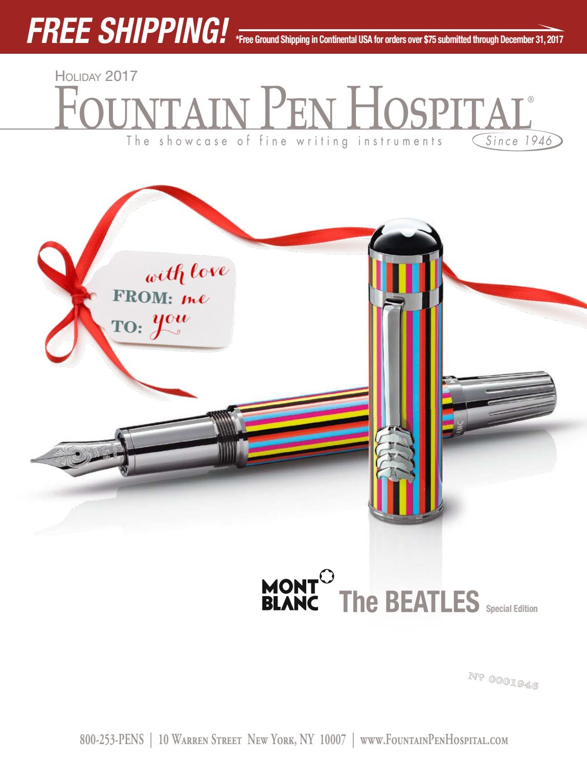 Fountain Pen Hospital Holiday 2017 Catalog by Fountain Pen Hospital Issuu