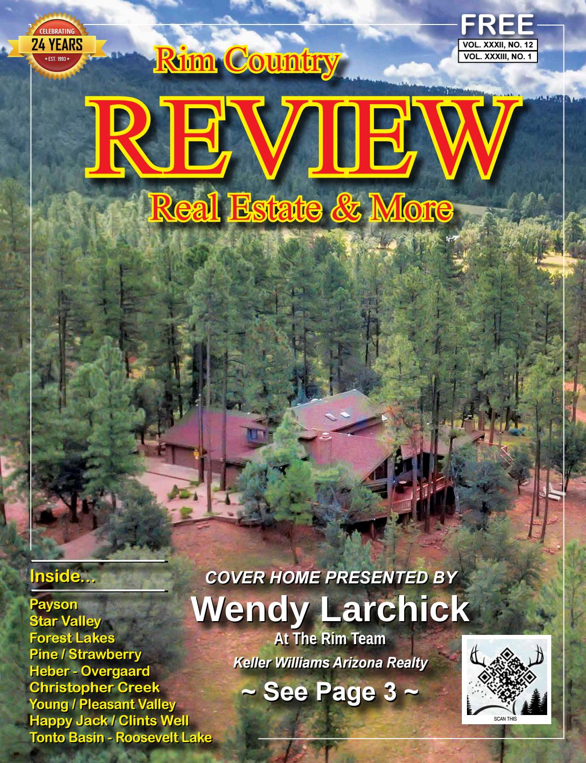 Rim Country REVIEW Real Estate & More Dec ‘17 / Jan '18 by Rim