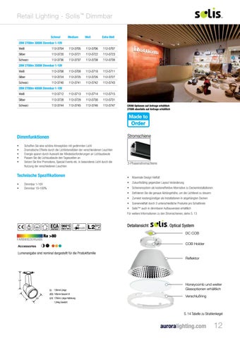 Aurora Lighting 灯饰目录 · Solis - Pure Design - 德国 第 13 页
