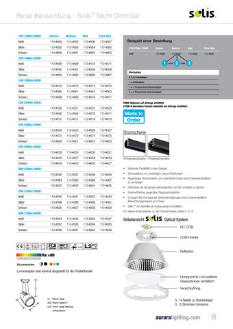 Aurora Lighting 灯饰目录 · Solis - Pure Design - 德国 第 9 页