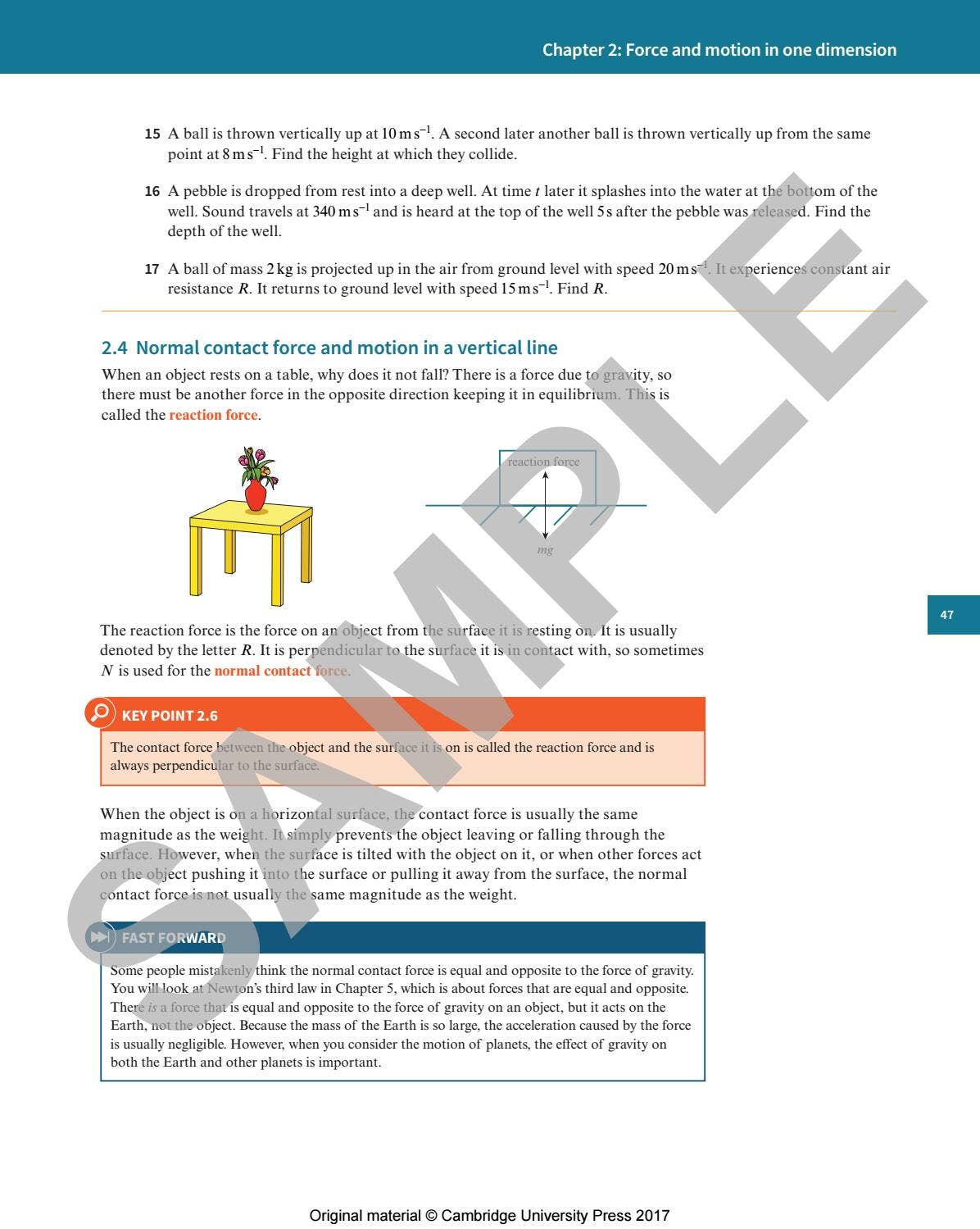 Preview Cambridge International AS & A Level Mathematics Mechanics ...