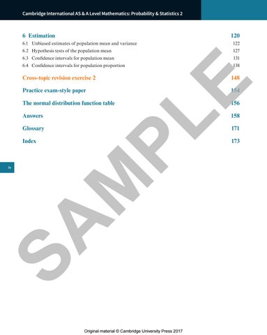 Preview Cambridge International AS & A Level Mathematics: Probability ...