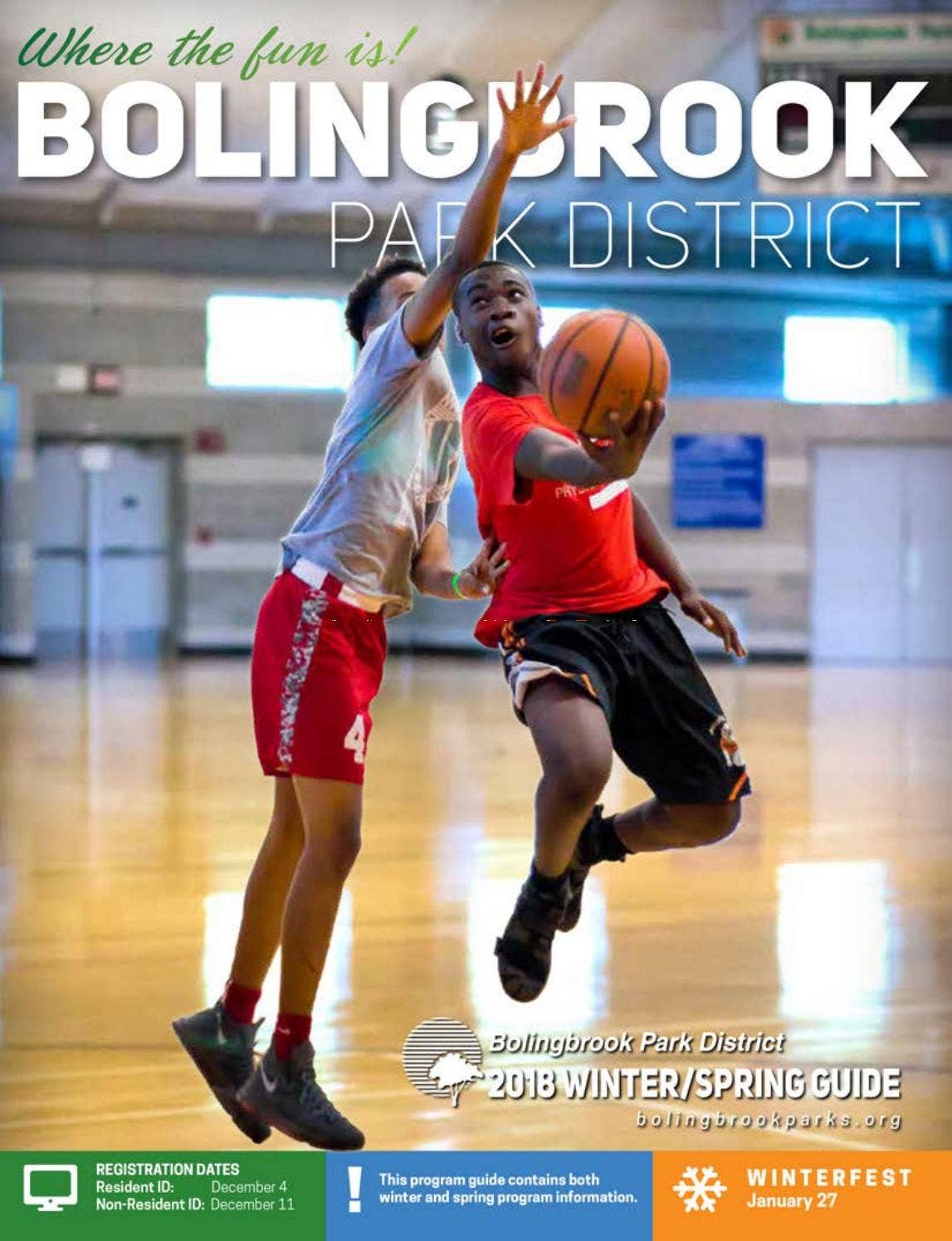 2018 Bolingbrook Park District Winter/Spring Program Guide by
