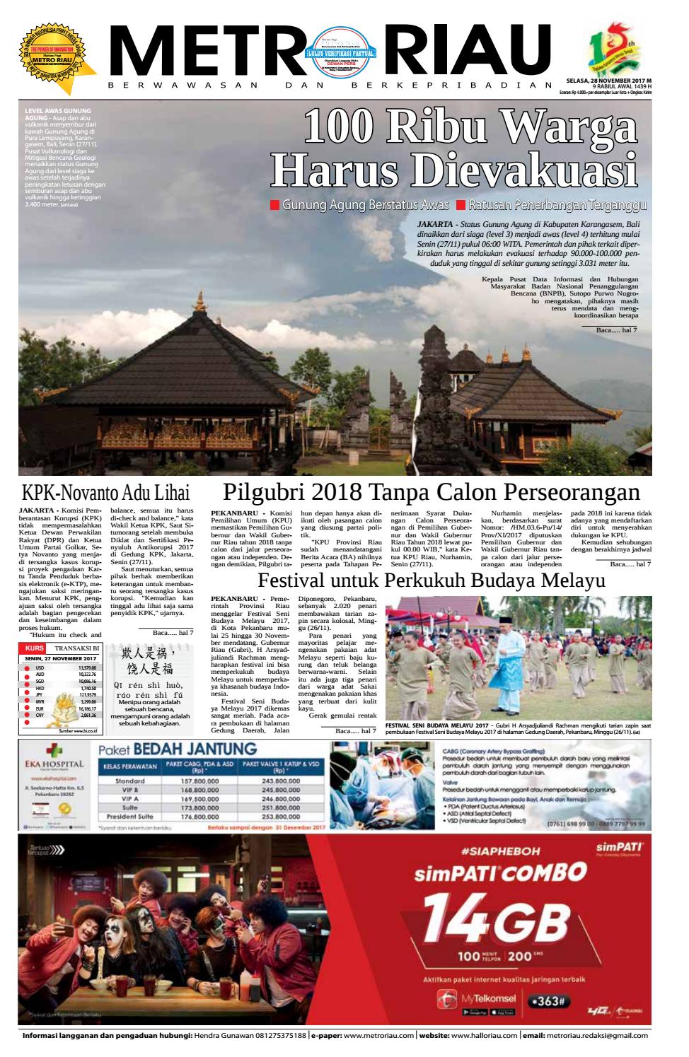 28112017 By Harian Pagi Metro Riau Issuu 28112017 By Harian Pagi Metro Riau Issuu