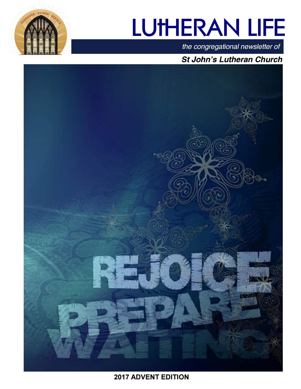 Lutheran Life Advent 2017 by Toni Denton - Issuu