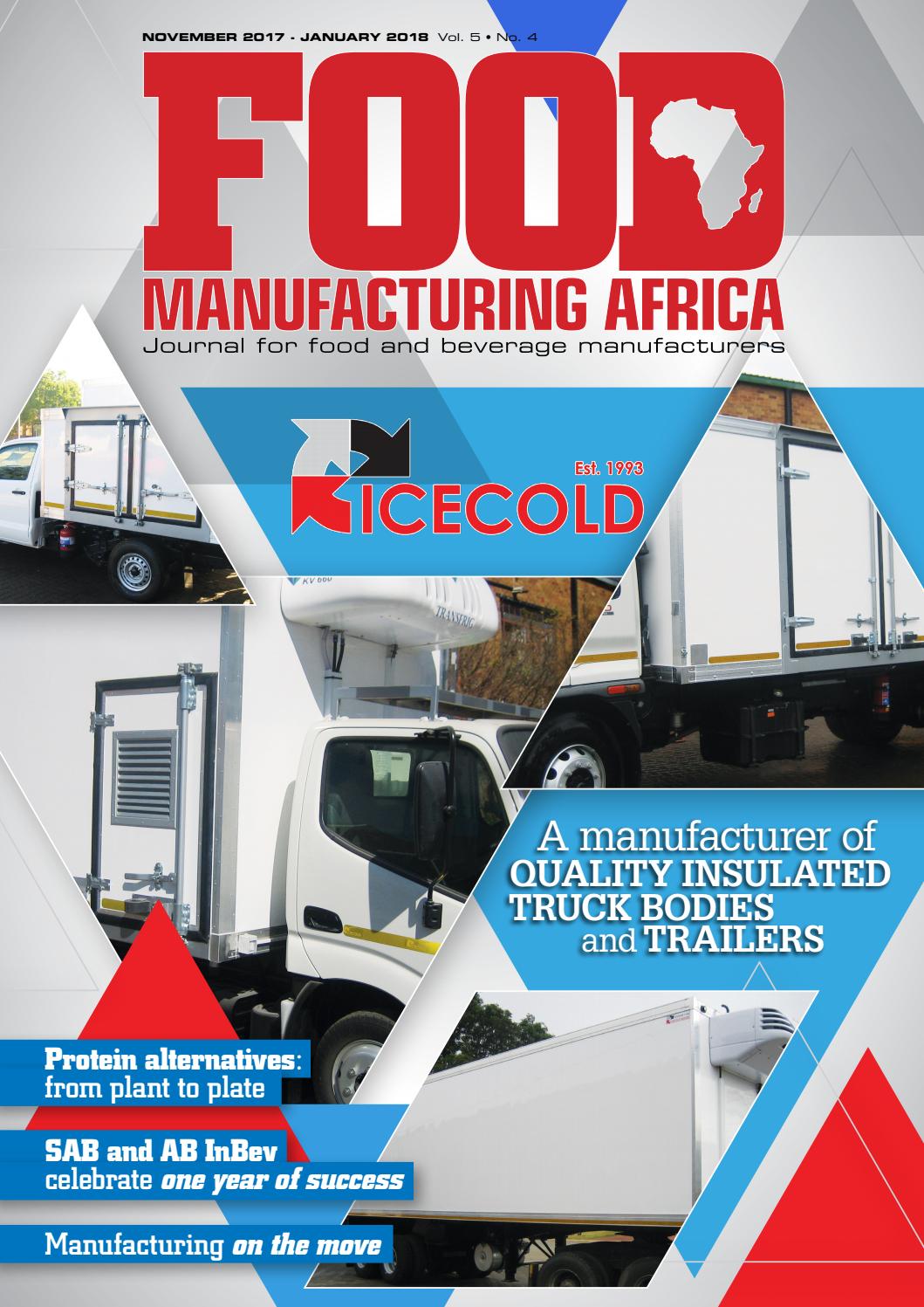 Food Manufacturing Africa Nov 2017 Jan 2018 by New Media B2B Issuu