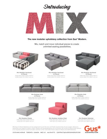 Gus* Modern 灯饰目录 · Gus* 工程 | 现代 Furnishing Solutions for the Design Trade 第 4 页