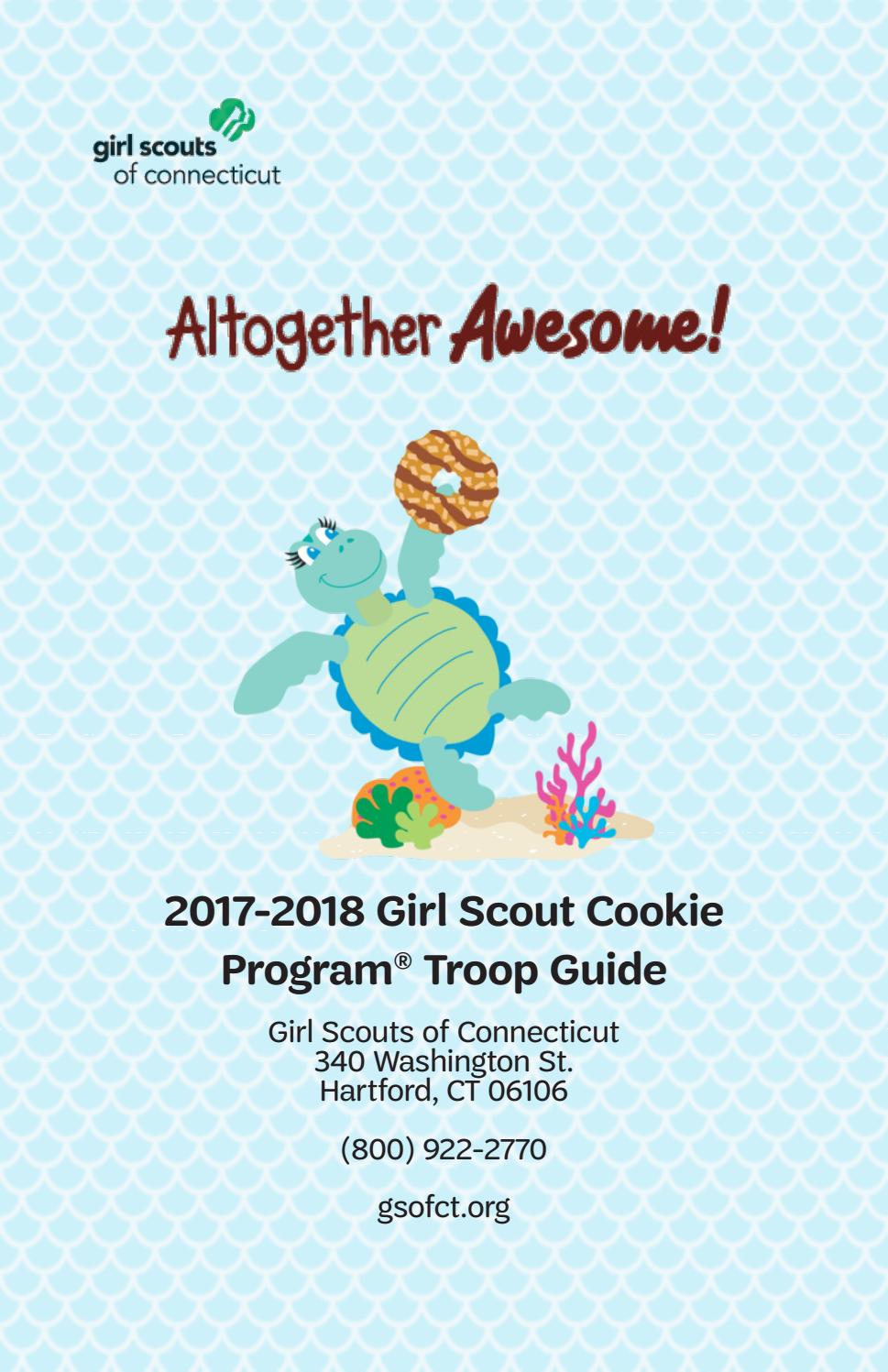 Girl Scout Cookie Sales Goal Chart