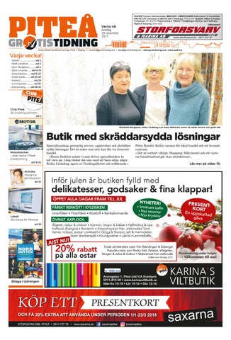 skyltsöndag piteå 2016