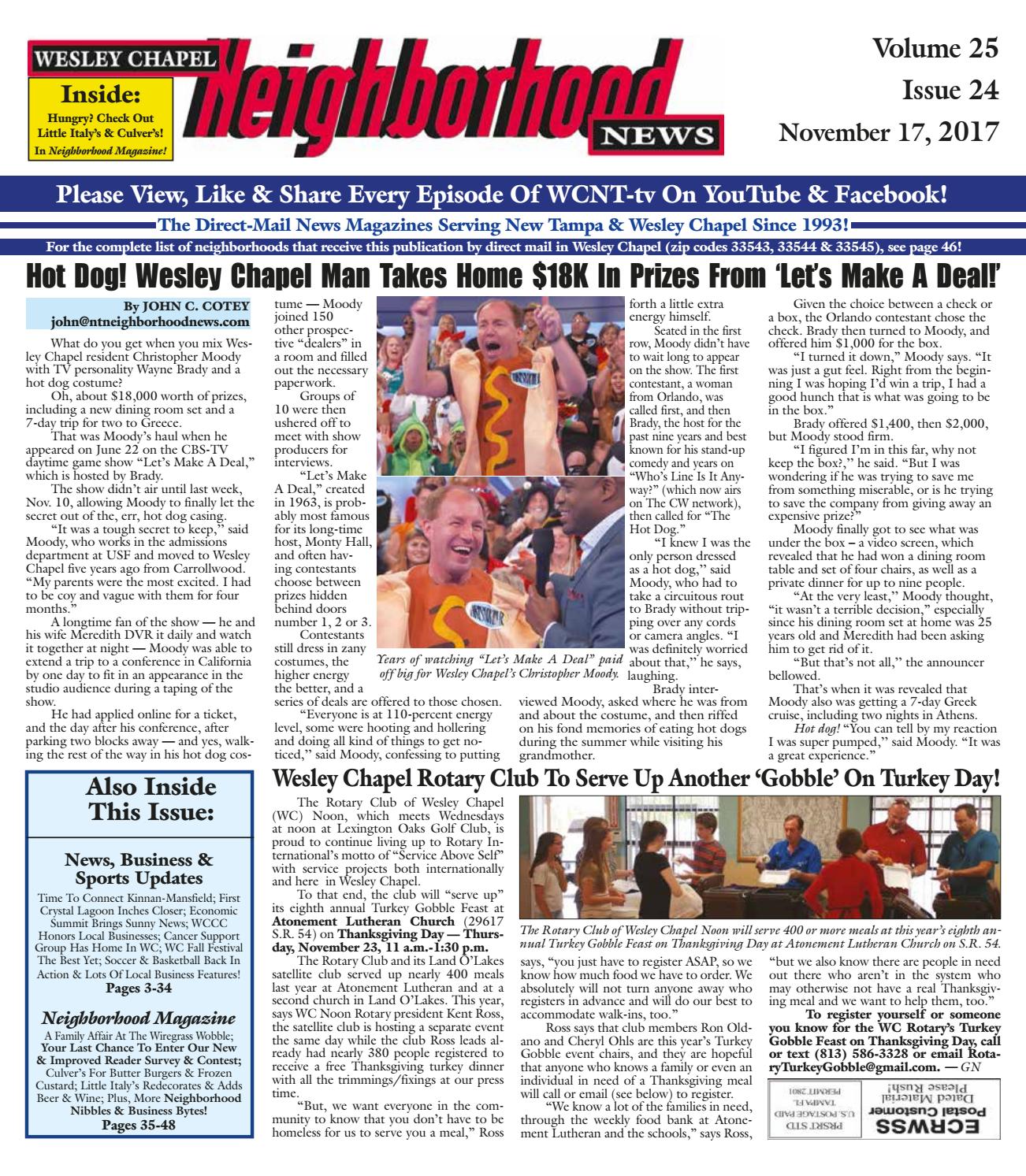 wesley chapel neighborhood news volume 25 issue 24 nov 17 2017 vision works wiregrass mall