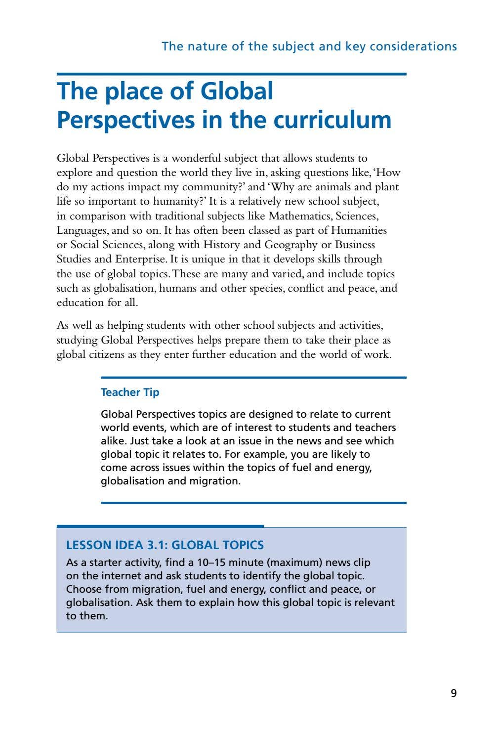 Preview Approaches to Learning and Teaching Global Perspectives by ...