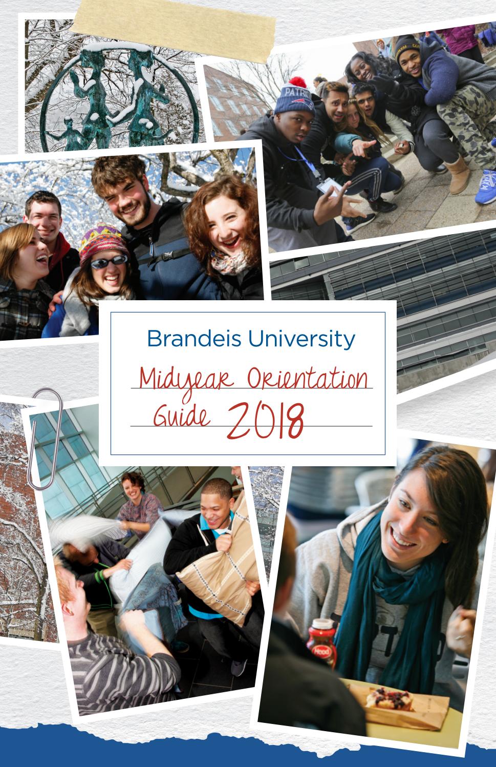 Brandeis Midyear Orientation Guide 2018 by Brandeis University Issuu