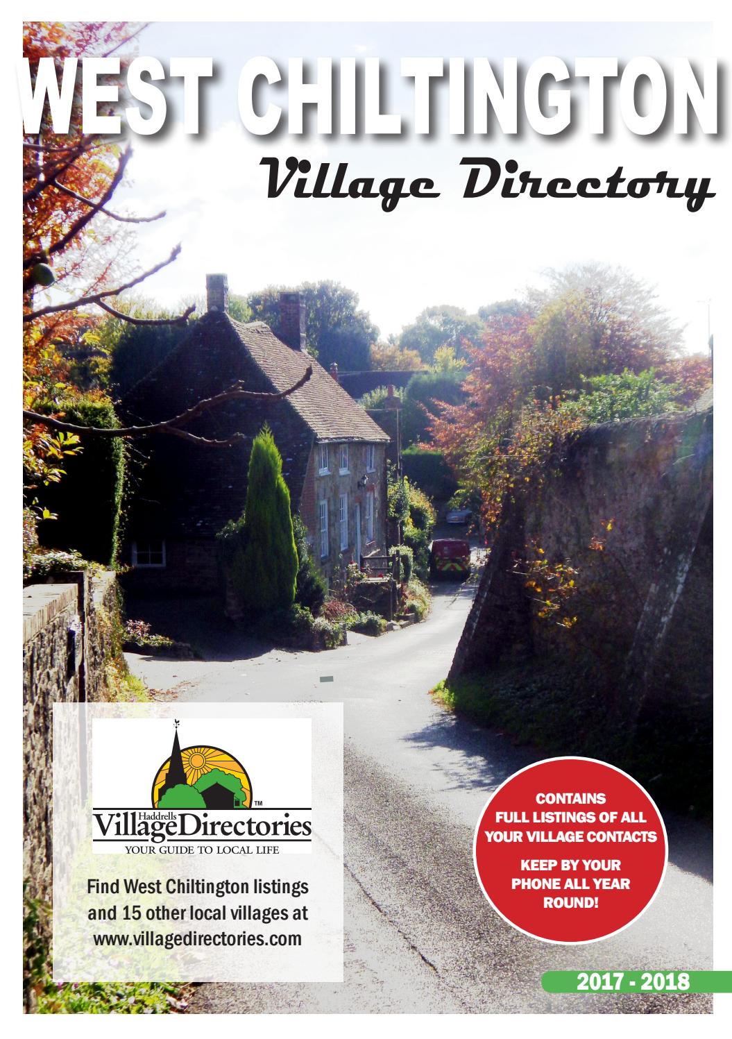 West Chiltington Directory 2017 by Sussex Magazines Issuu