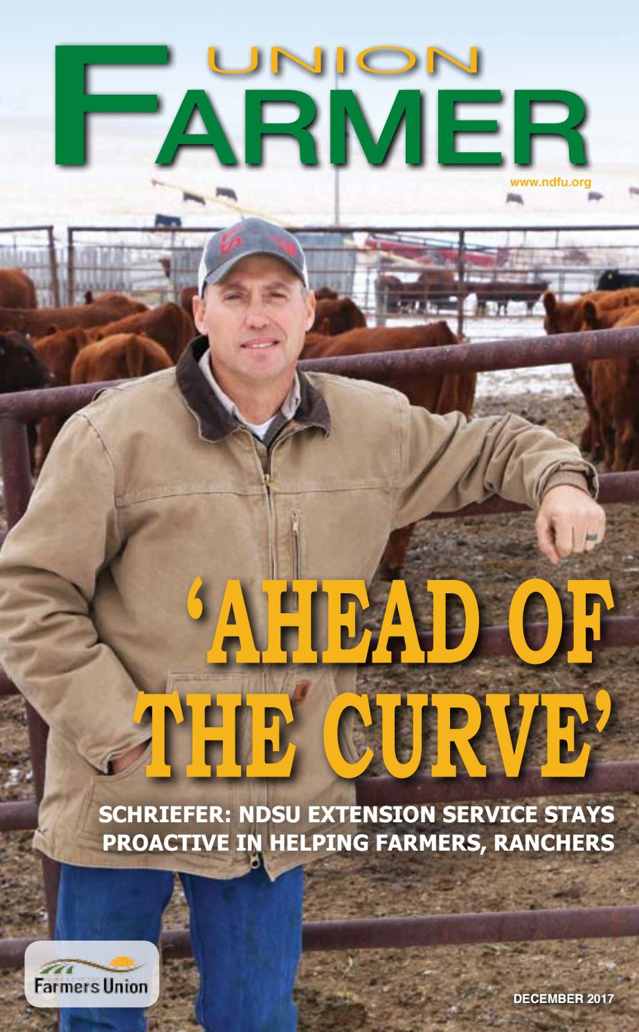 Union Farmer December 2017 by North Dakota Farmers Union Issuu