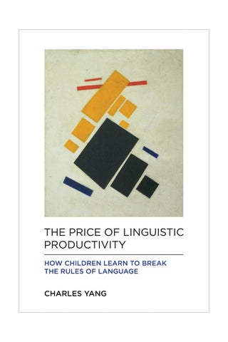 The price of linguistic productivity mit by Dolan - Issuu