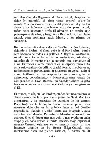 Dieta Vegetariana: Aspectos Karmicos y Espirituales 第 10 页