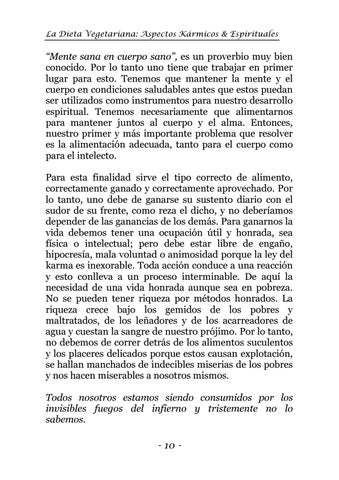 Dieta Vegetariana: Aspectos Karmicos y Espirituales 第 14 页
