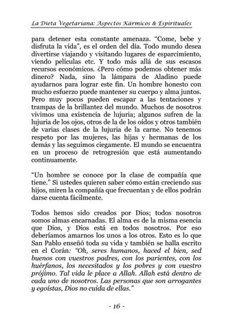 Dieta Vegetariana: Aspectos Karmicos y Espirituales 第 20 页