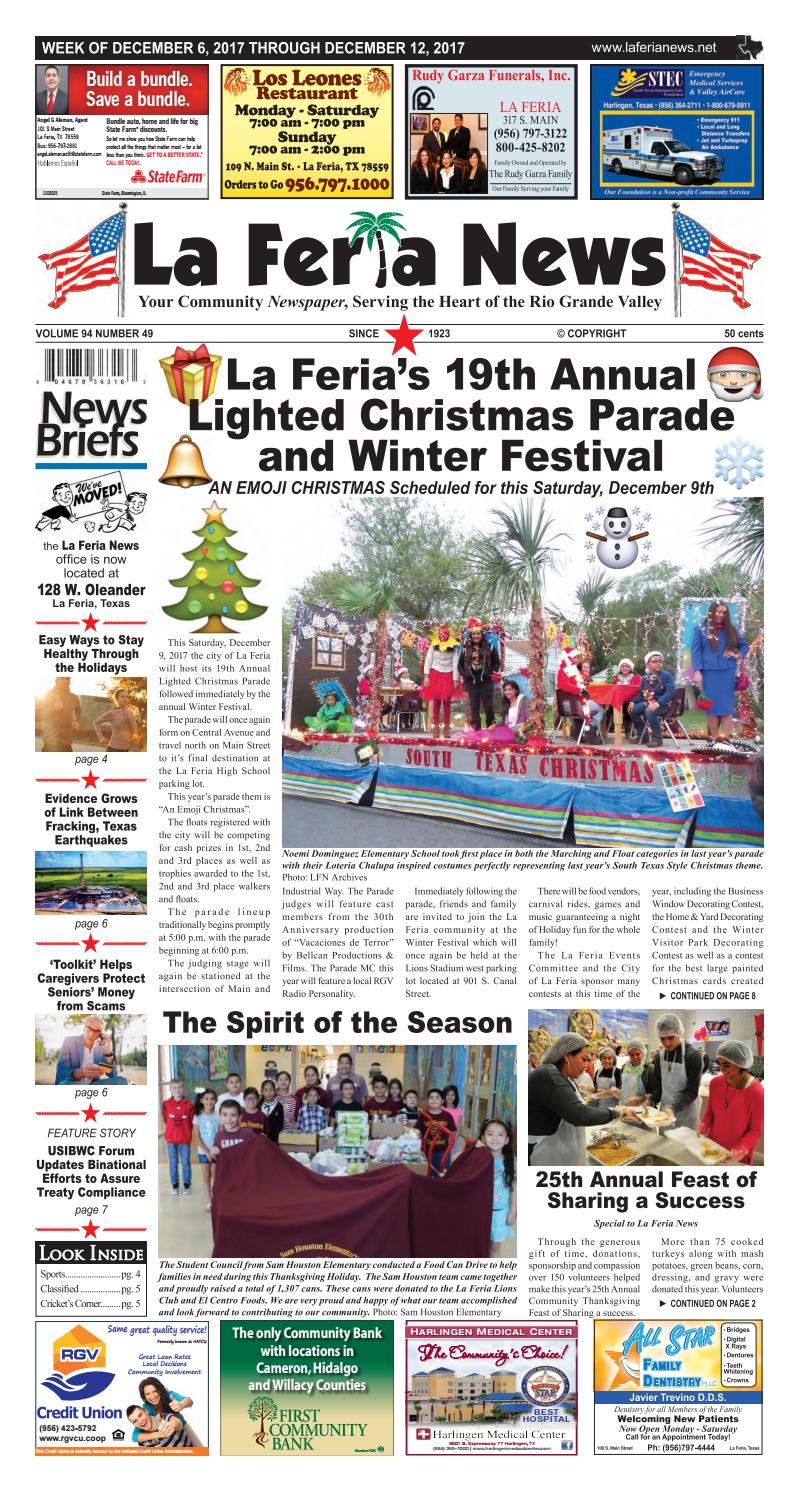 La Feria News December 6, 2017 by La Feria News Issuu