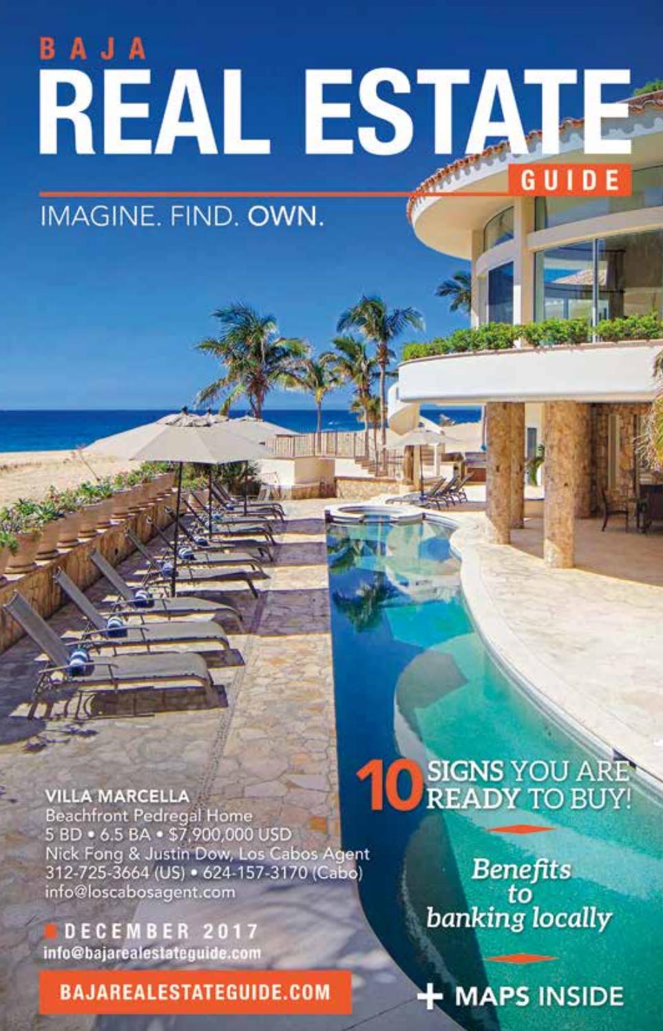 Baja Real Estate Guide December 2017 by Baja Real Estate Guide Issuu
