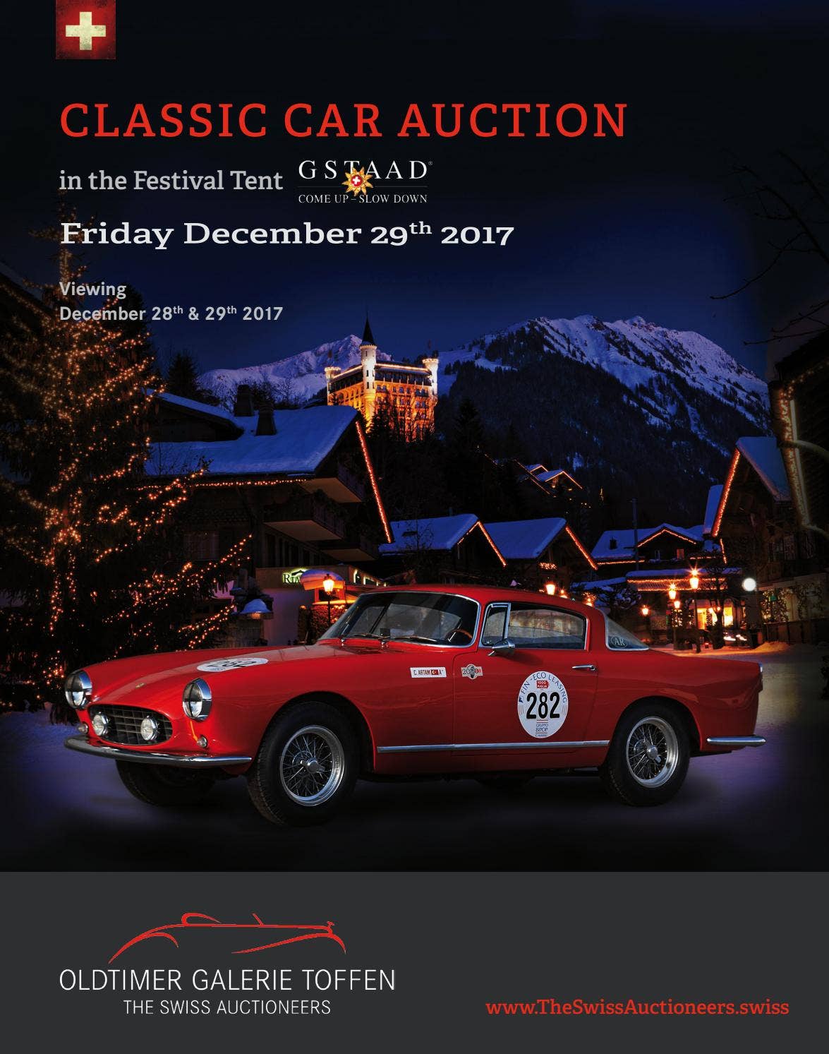 GSTAAAD CLASSIC CAR AUCTION- December 29th 2017 by Oldtimer