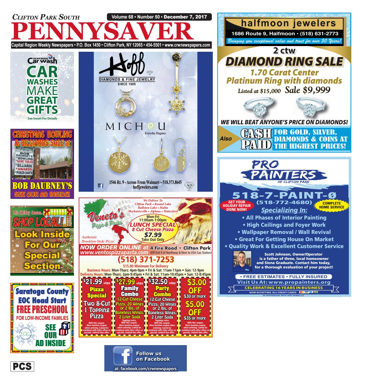 Clifton Park South Pennysaver 120717 By Capital Region Weekly