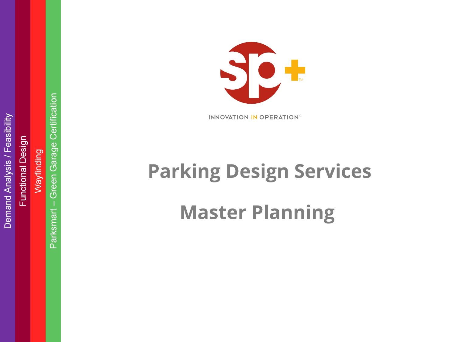 SP Parking Design Services By SP Plus Issuu