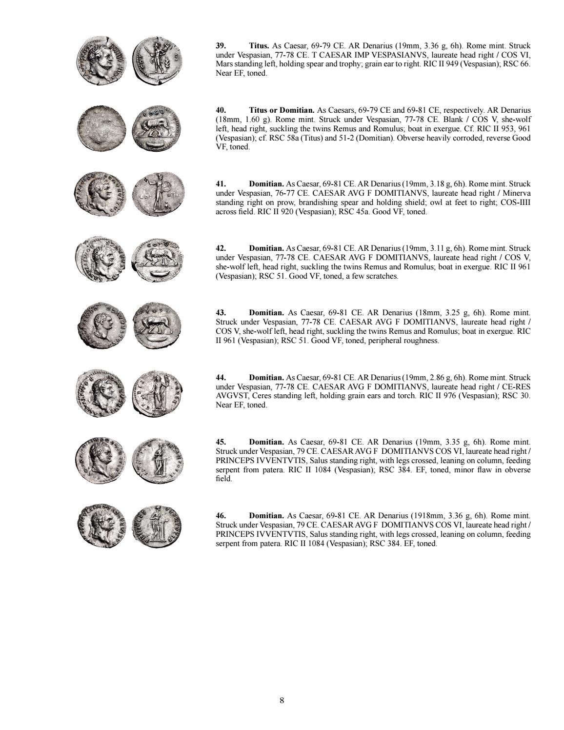 Cng Weissenberg Collection Virtual Catalog By Classical Numismatic Group Llc Issuu