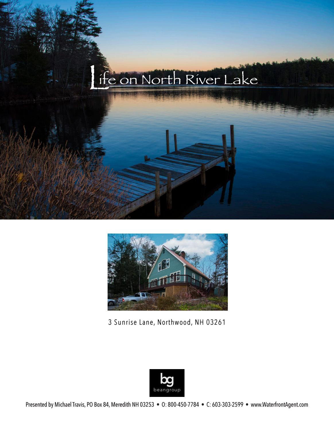 3 Sunrise Lane on North River Lake, Northwood, NH by New Hampshire's