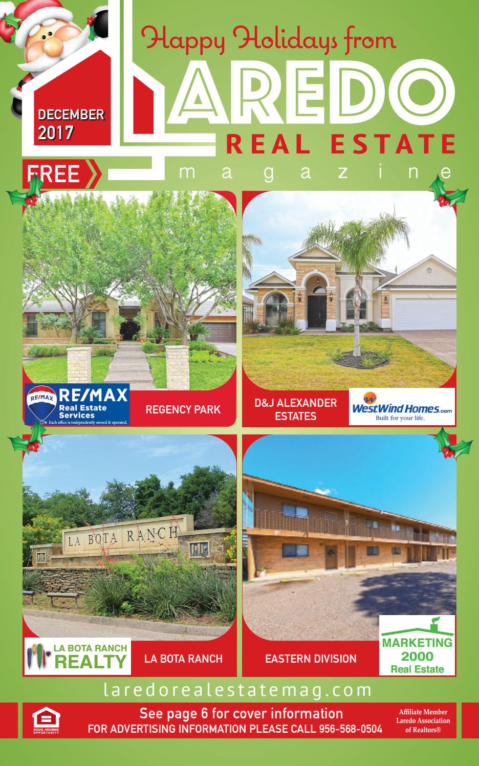 Laredo Real Estate Magazine December 2017 by Laredo Real Estate