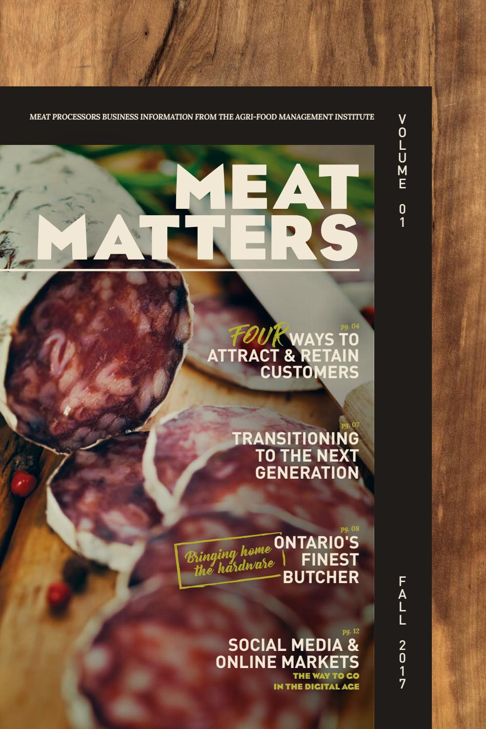 Meat Matters by Meat & Poultry Ontario Issuu