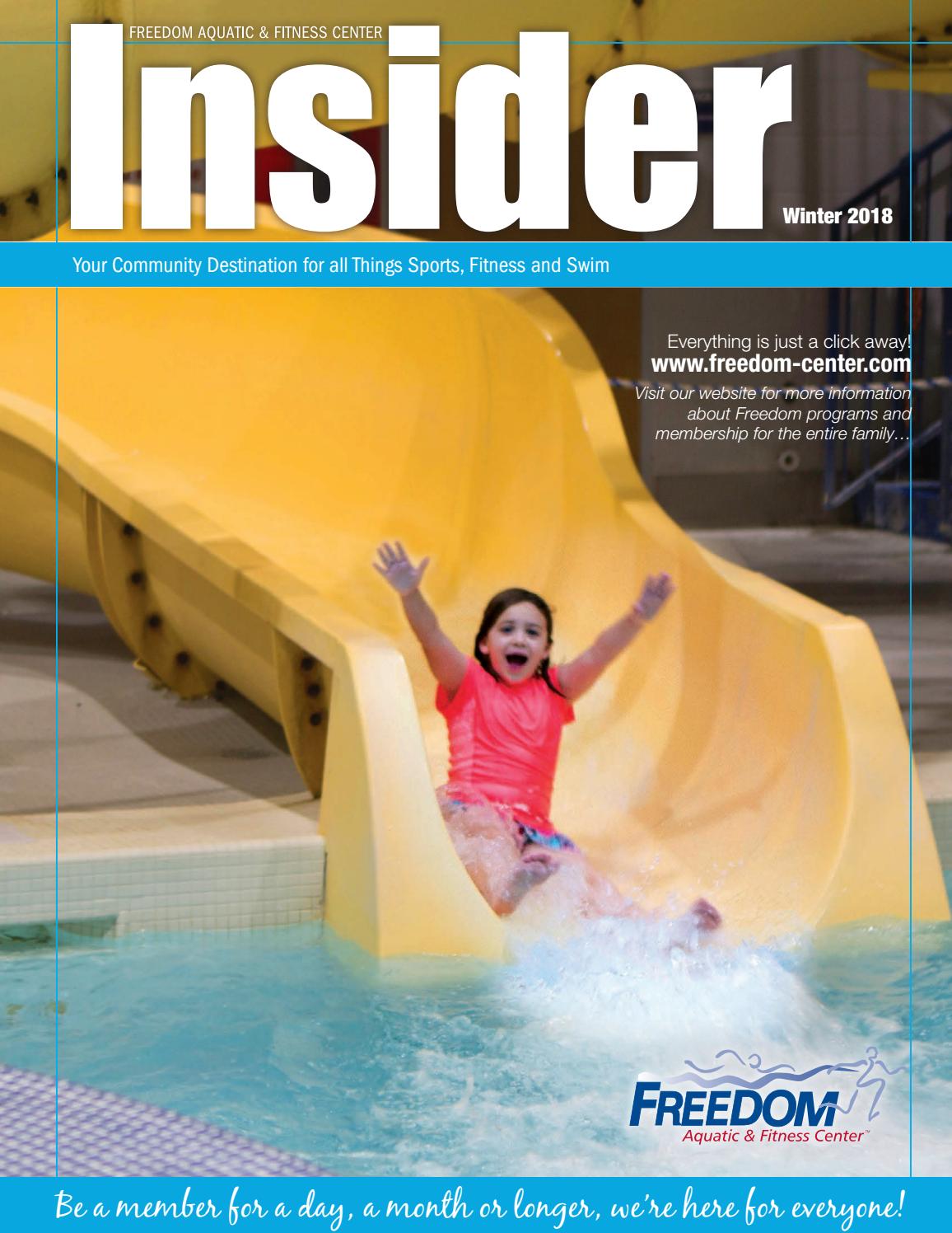 Freedom Insider Winter 2018 by Freedom Aquatic & Fitness Center - Issuu Freedom Insider Winter 2018 by Freedom Aquatic & Fitness Center - Issuu