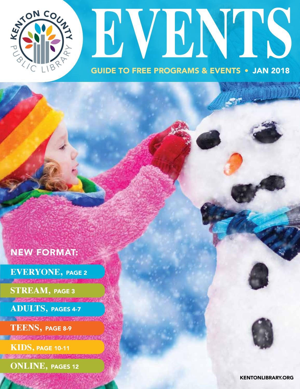 January 2018 Events at Kenton County Public Library by Kenton County