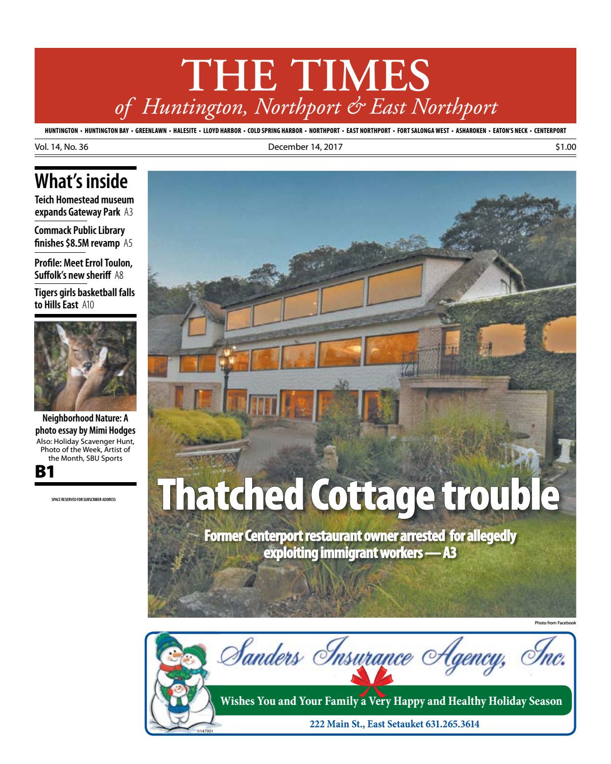 The Times Of Huntington Northport December 14 2017 By Tbr News Media Issuu