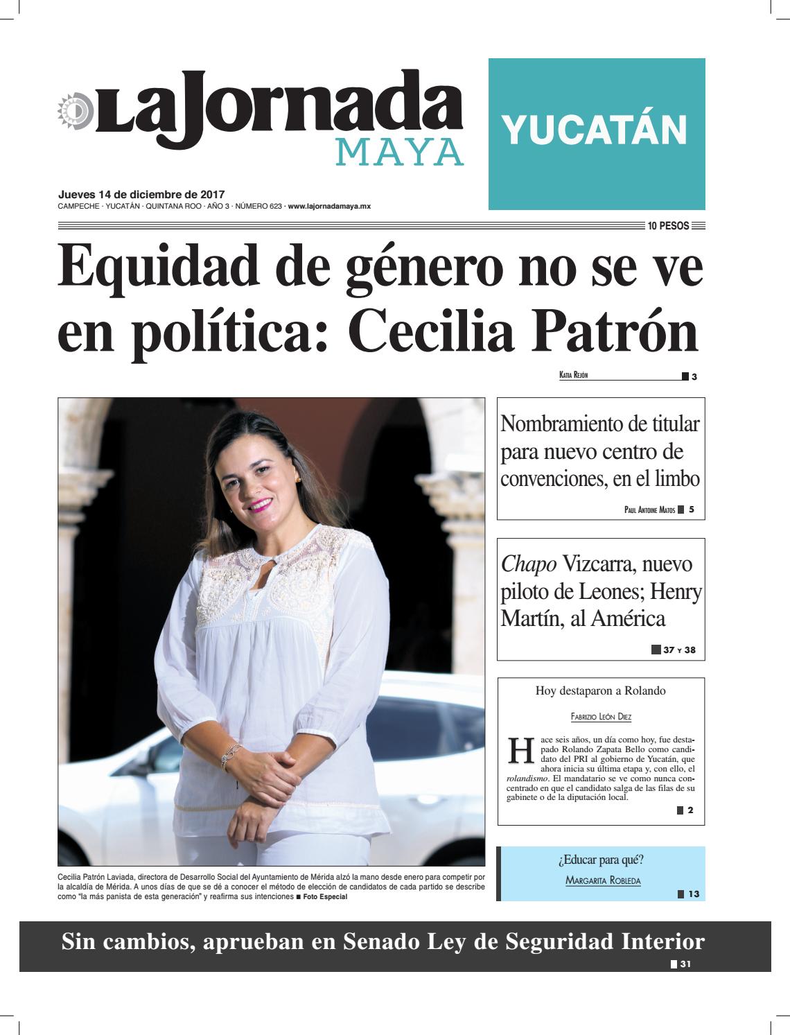 La jornada maya · jueves 14 de diciembre de 2017 by La Jornada Maya - Issuu