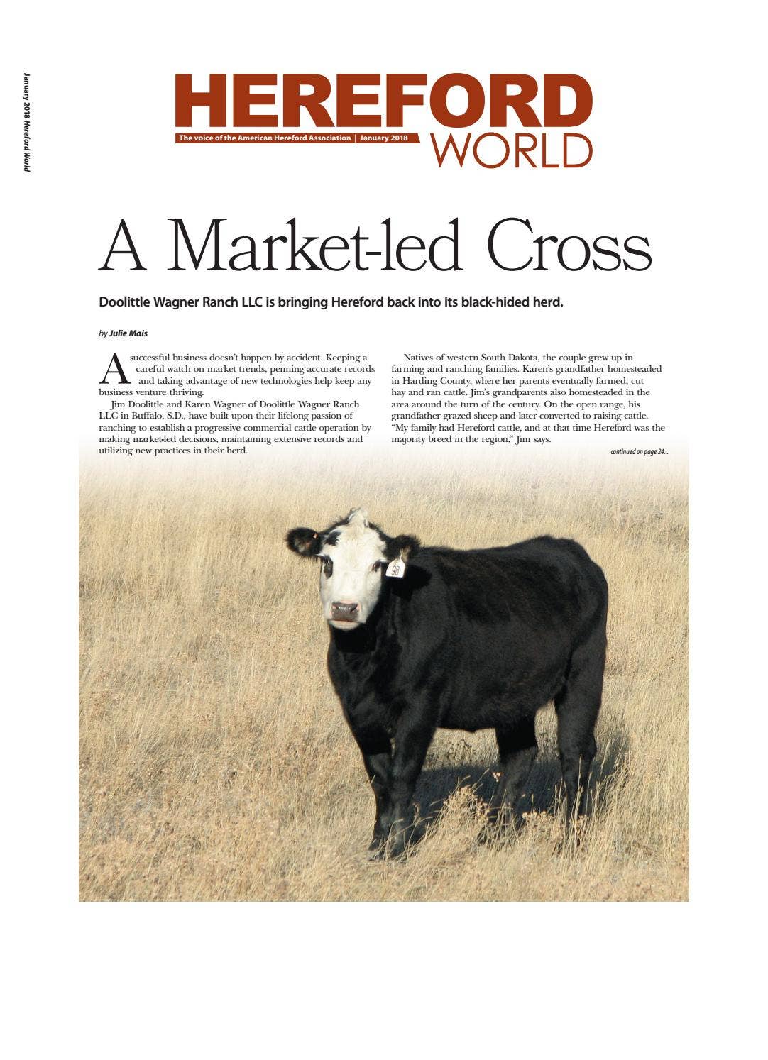 January 2018 Hereford World by American Hereford Association Issuu