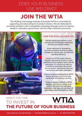 Australian Welding December 2017 by Weld Australia - Issuu