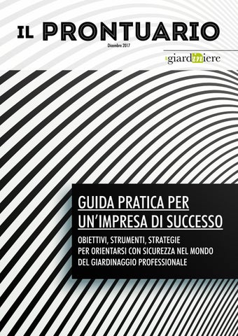 Il prontuario dicembre 2017 il giardiniere by edizioni ... Come fare un preventivo di giardinaggio