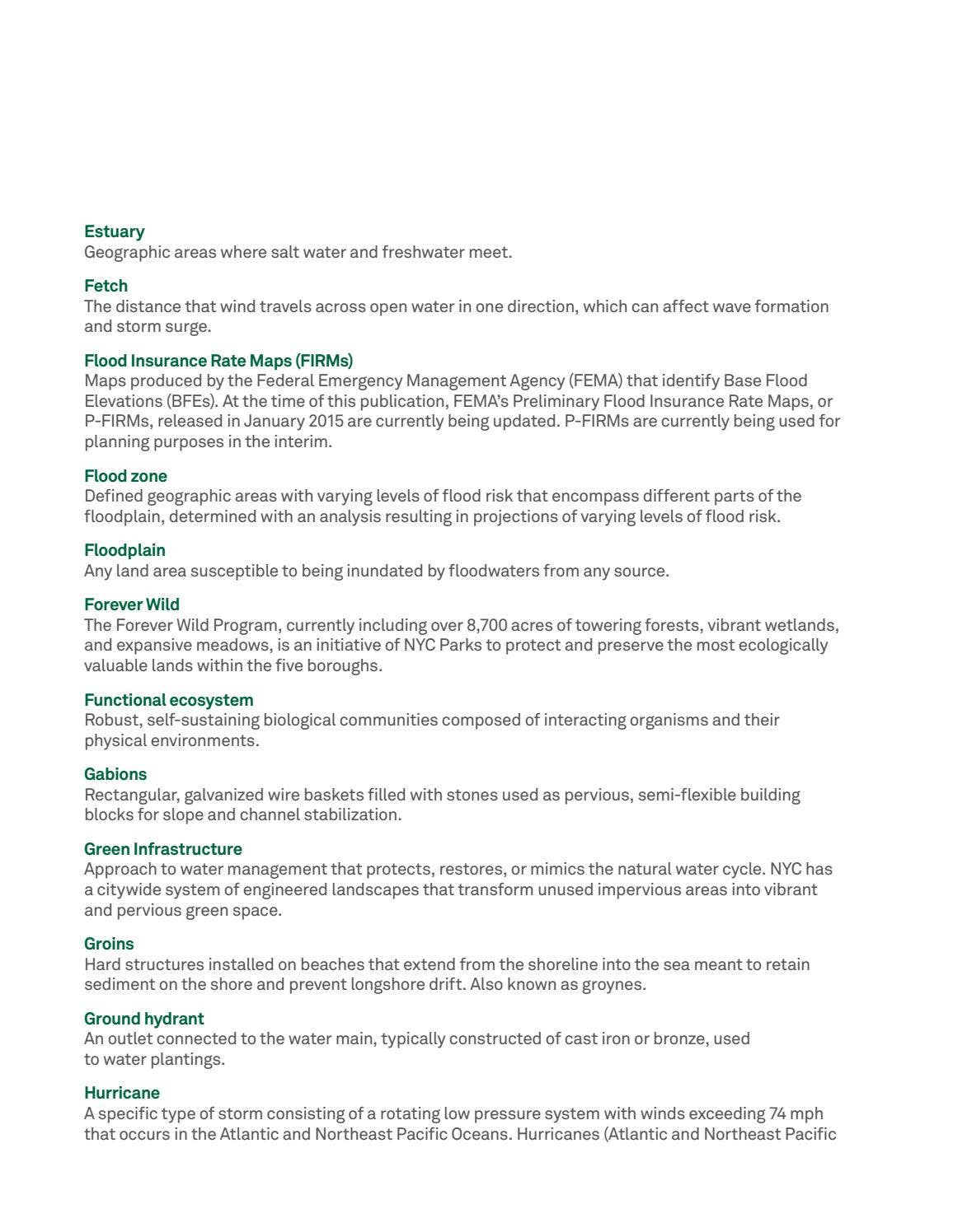 Design and Planning for Flood Resiliency: Guidelines for NYC Parks by ...