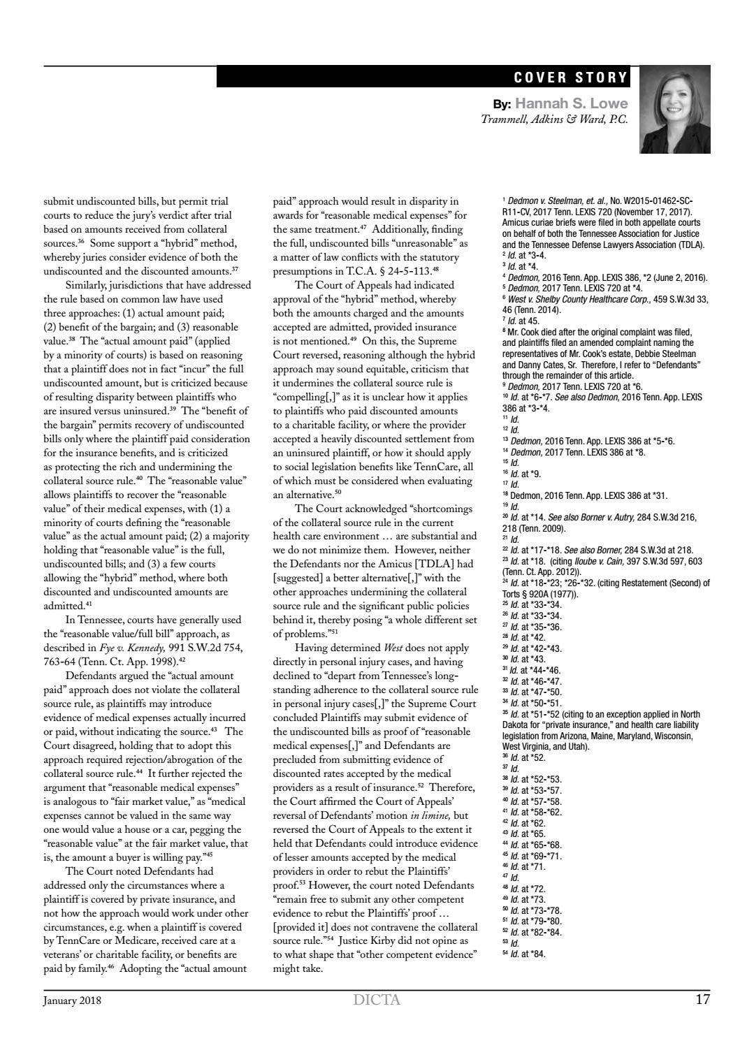 DICTA.January 2018 by Knoxville Bar Association - Issuu