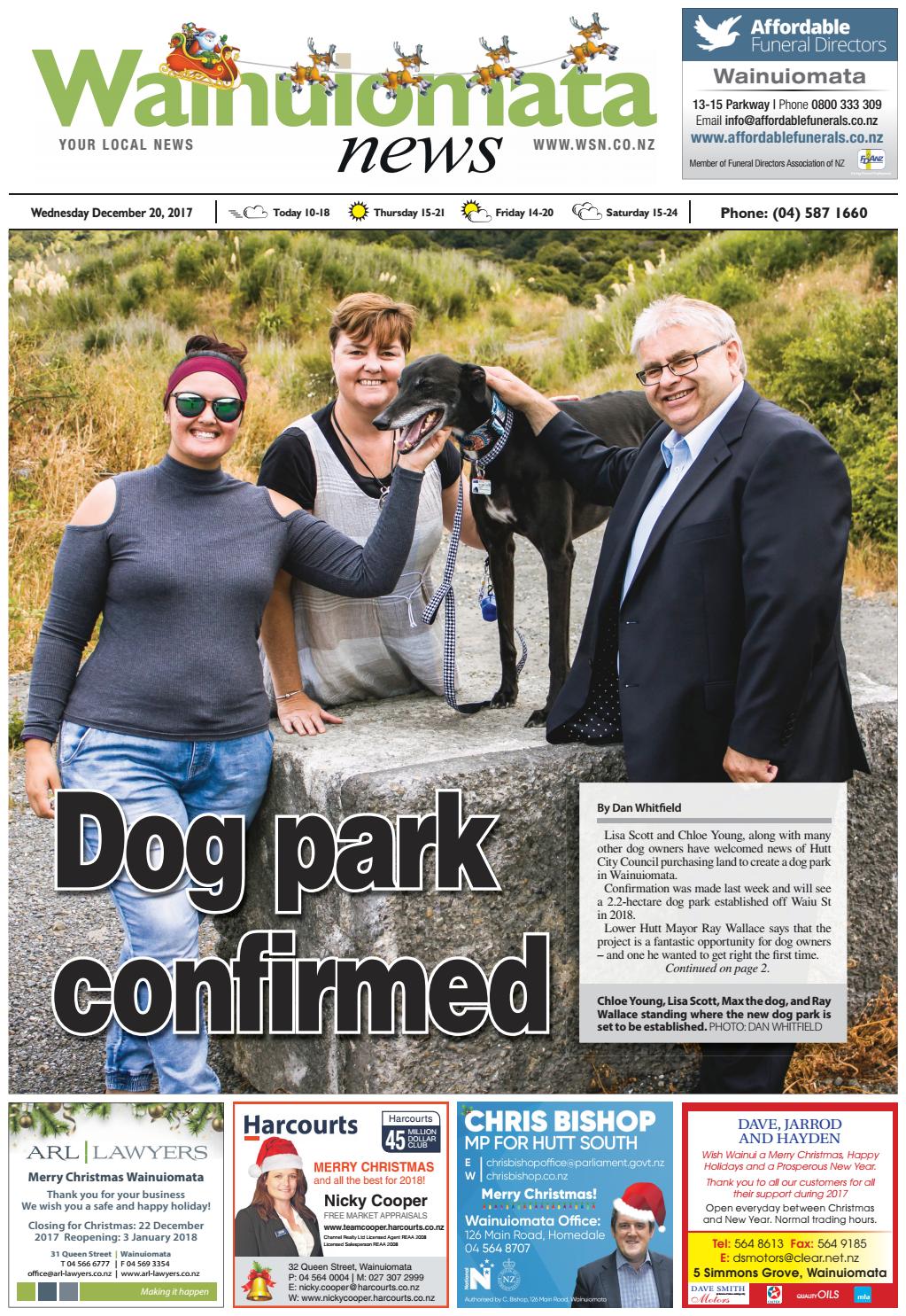 Wainuiomata News 201217 by Local Newspapers Issuu